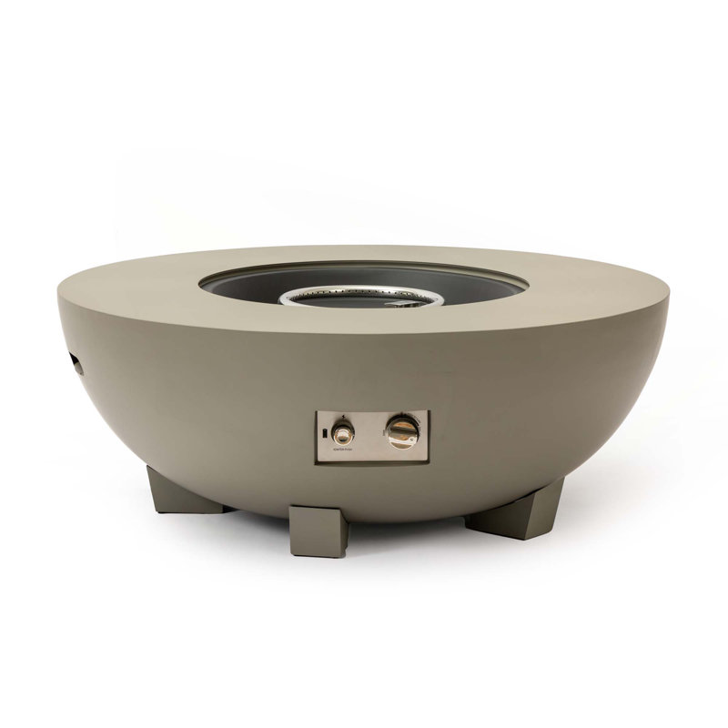 Round Iron Fire Pit Table