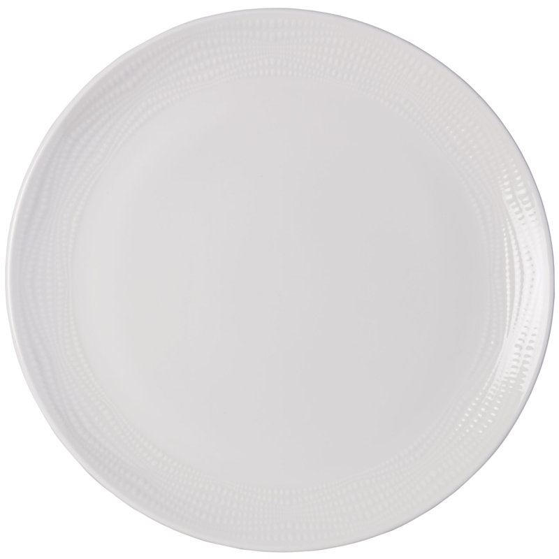 Mirabel 12-Piece Lightweight Chip-Resistant Bone China Dinnerware Set, Service for 4