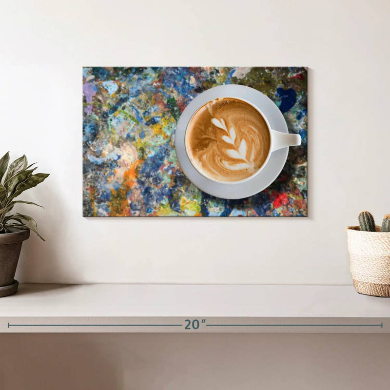 Yarlin Creative Latte Coffee, 8" H x 12" W
