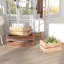 Ensemble de panier de rangement en bois brun