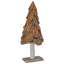Christmas Tree with Stand Brown Solid teak wood-1410117656