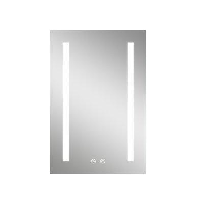 W 30'' H Frameless Medicine Cabinet Mirror 3 Adjustable