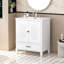 Meuble-lavabo 30 po avec lavabo style rétro-799934532