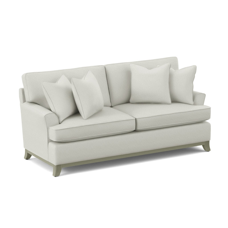 Oaks Way Sofa, Greystone Finish, Basic Navy; 0317-61