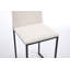 Tabouret de bar rembourré en lin Zavier-181139403
