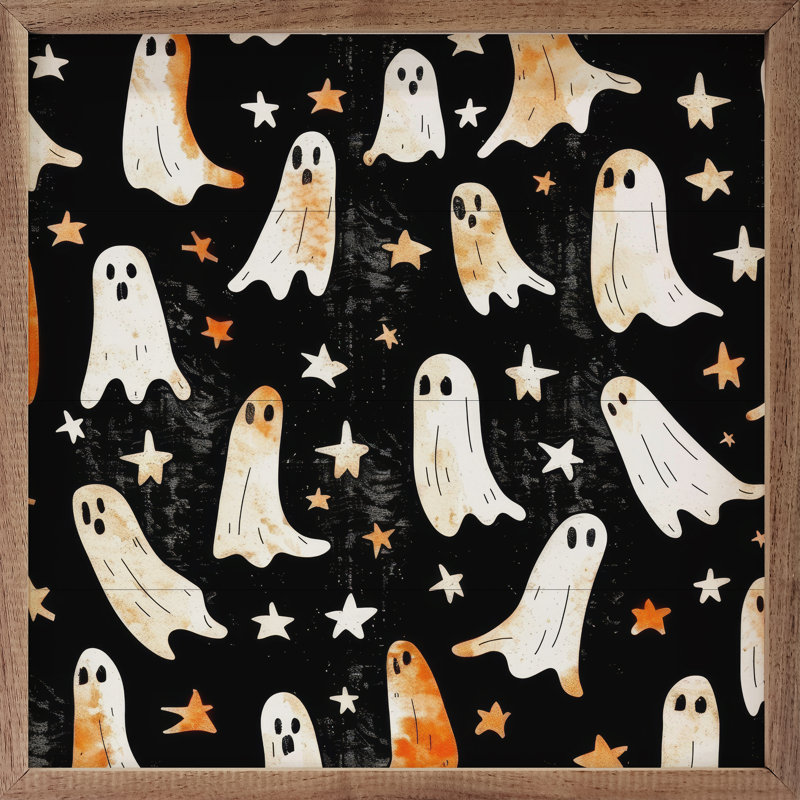 «Spooky Print II» par Petals Prints Design, H 4 po x l 4 po