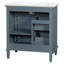 Meuble-lavabo Mid-Century 30 po avec lavabo en céramique-1173178758