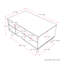 Table basse rectangulaire avec rangement-2037104636