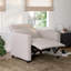 Fauteuil inclinable électrique Carolan, avoine