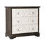 Commode 3 tiroirs, commode d'appoint de 32 po de largeur