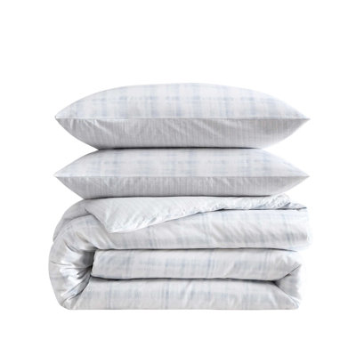 Plaid Cotton Duvet Cover Set
