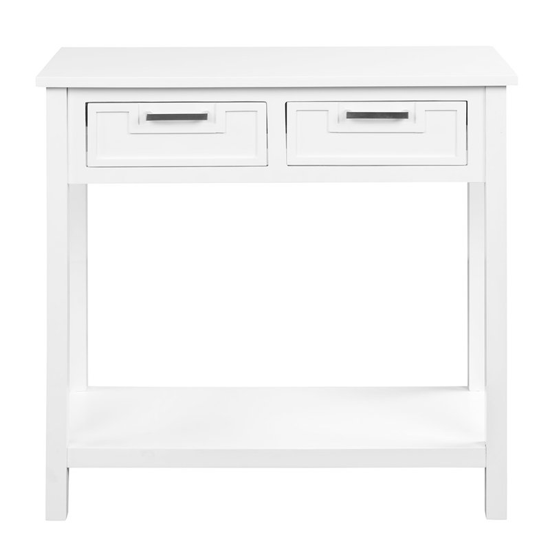 Chongris 80 cm W Console Table, White