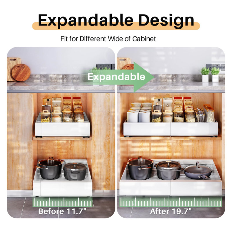 Coshkib Adjustable Pull Out Drawer