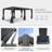 Pergola Gazebo with Louvered Roof-87223779-90629806