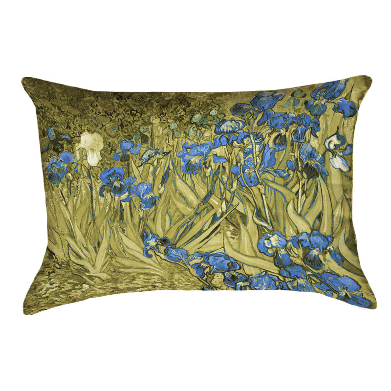 Housse de coussin Vincent Van Gogh, Jaune / Bleu, Housse de coussin seulement - sans coussin