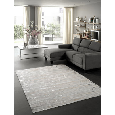 Abdullah Striped Hand Woven Area Rug
