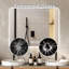 Bathroom Mirror With Led Lights Front And Backlit,  Anti-Fog Lighted Vanity Mirrors For Wall Mounted, 3 Colours And 5 Level Dimmable, Horizontal/Vertical