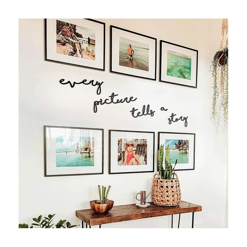 This Is Your World Metal Wall Art - 10-Piece Inspirational Quote Decor