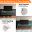 Hangable and floor standing TV stand in high-gloss UV panel-206552527-206552526