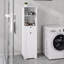Armoire de trieur de linge inclinable à un compartiment et un tiroir