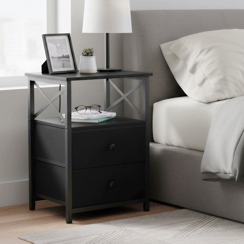 Metal Bedside Table