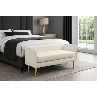 Manuel Velvet Upholstered Bench
