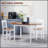Solid Wood Folding Kitchen Table with Drop Leaf for Small Spaces, Durable and Space-Saving Design-1529257049-1529257048