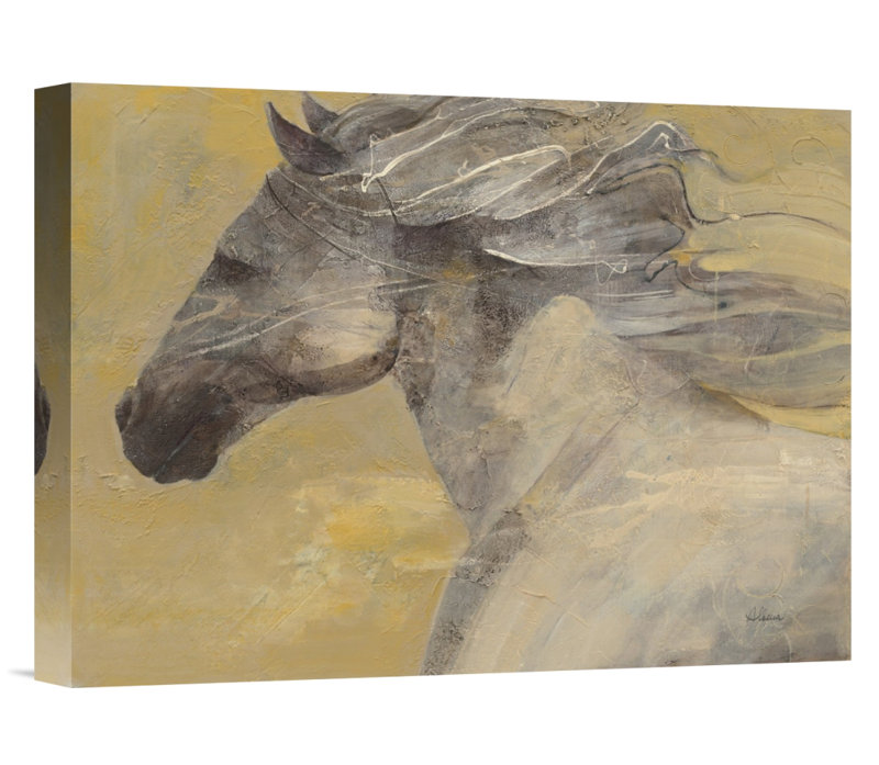 " Into The Wind " by Albena Hristova, 12" H x 16" W, Wrapped Canvas, No Mat