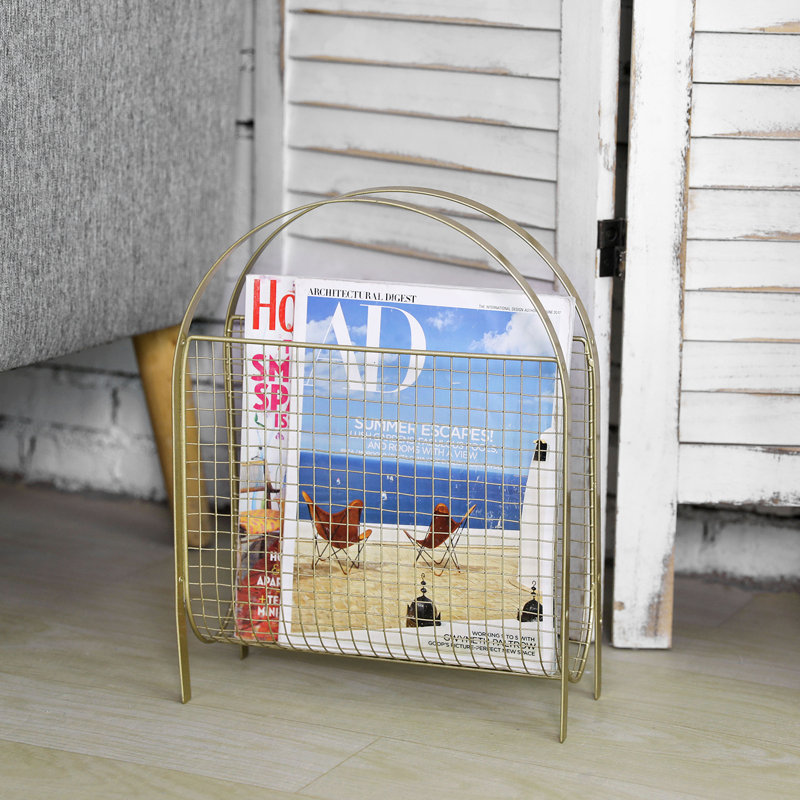 Freestanding Magazine Organizer Holder