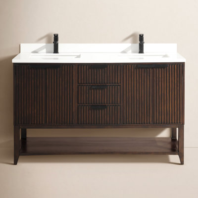 55'' Double Bathroom Vanity