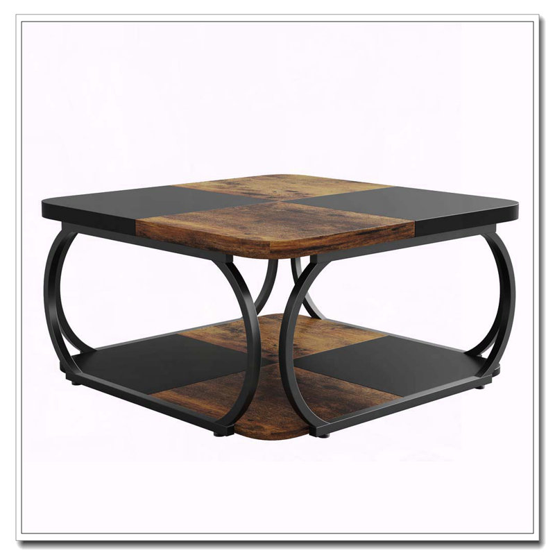 Table basse à deux niveaux Modern Farmhouse