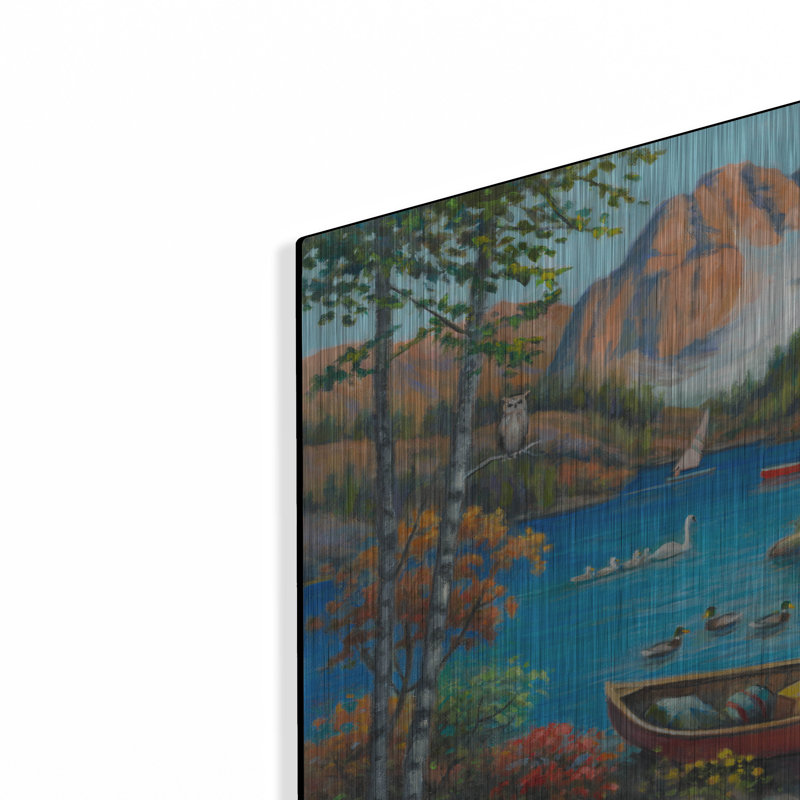 «Pittoresque camping» par John Zaccheo, H 16 po x l 24 po