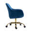 Chaise pivotante en tissu 360 ° avec dossier haut et dossier réglable-928749726