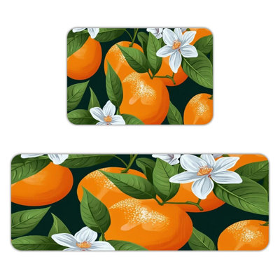 Tapis d'entrée 2 pièces Citrus Floral