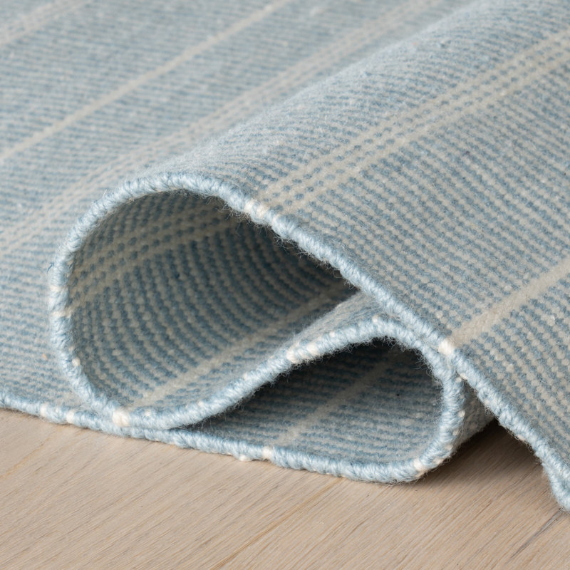 Samson Handwoven Indoor/Outdoor Rug, Blue, Rectangle 7'6" x 9'6"