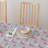 Rectangular Tablecloth, 100% Cotton, 52X104", Butterfly Vintage Floral-1918140804