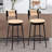 Chassady Swivel Counter Stool with Metal Frame-2111686570
