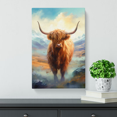 Highland Cow Romanticism - Print