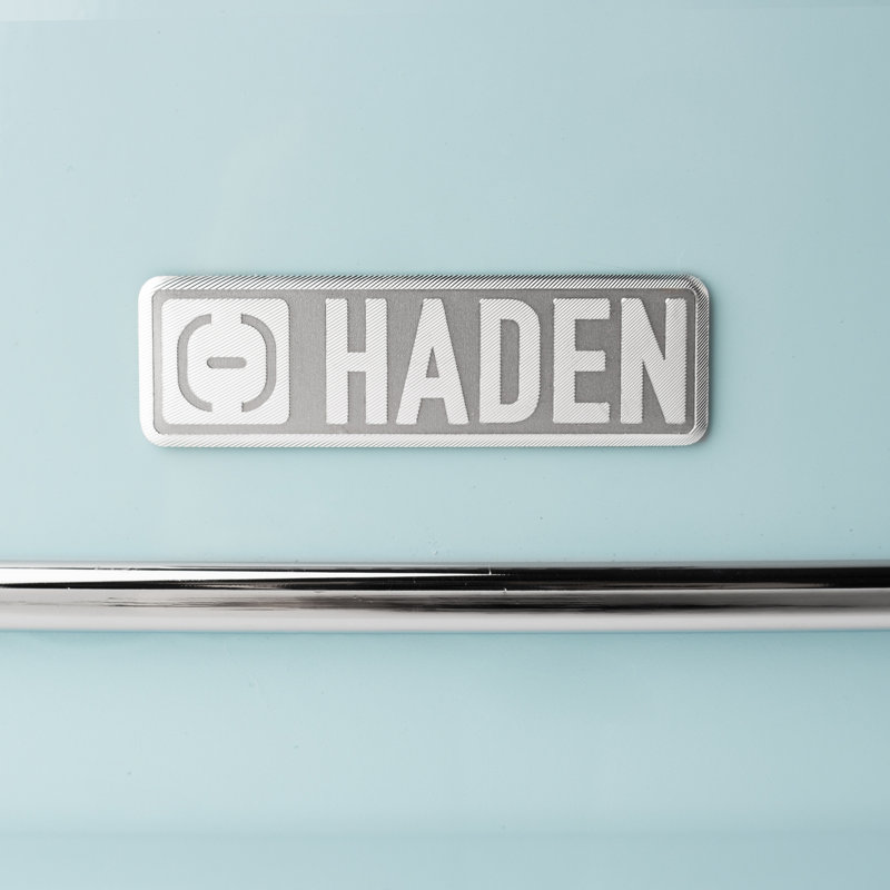 HADEN Heritage 2-Slice Wide Slot Toaster, Turquoise Blue