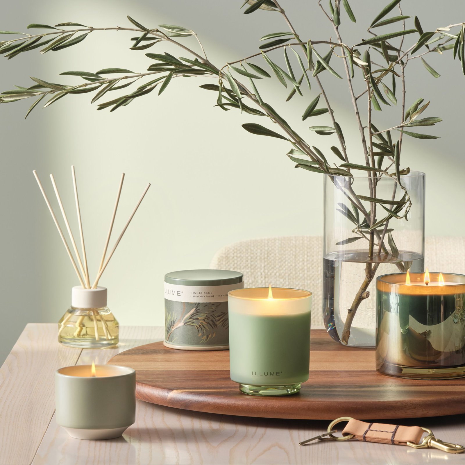 ILLUME Hinoki Sage Reed Diffuser