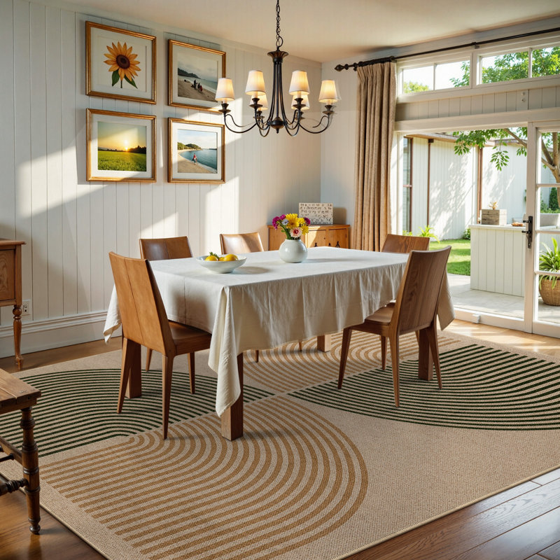 Tapis d'extérieur moderne en faux jute avec envers antidérapant, tapis de patio lavable pour terrasse, cour et intérieur