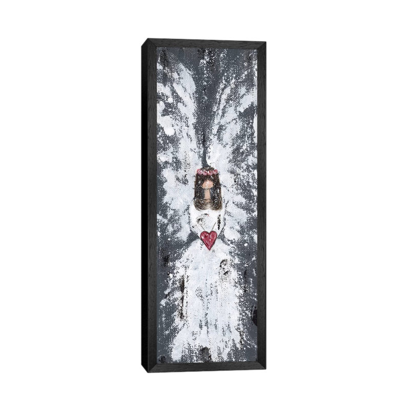 Country Angel by Ashley Bradley - Painting on Canvas, Black Framed, 152.4 cm H x 50.8 cm W