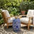 Hellinger Ceramic Accent Stool