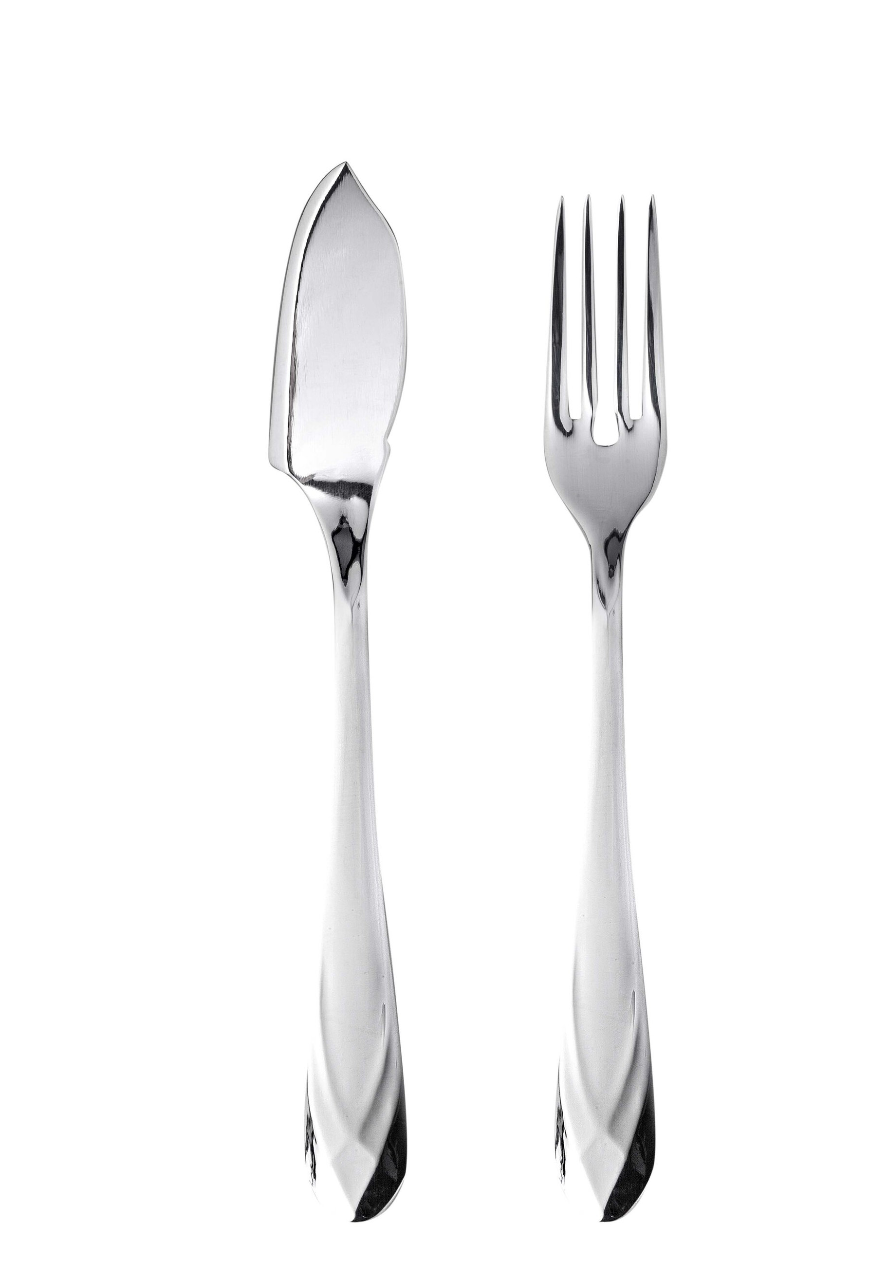 MEPRA Diamante Flatware Fish Set - 24 Pieces - Stainless Steel | Wayfair