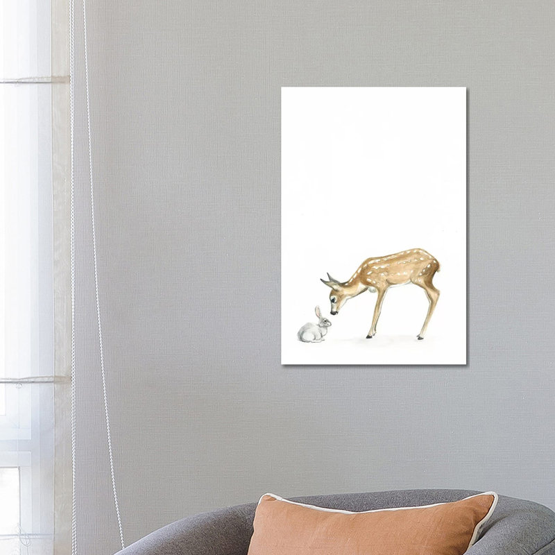 Hello Friend II by Kirsten Dill - Wrapped Canvas Gallery-Wrapped Canvas Giclée, 66.04 cm H x 45.72 cm W
