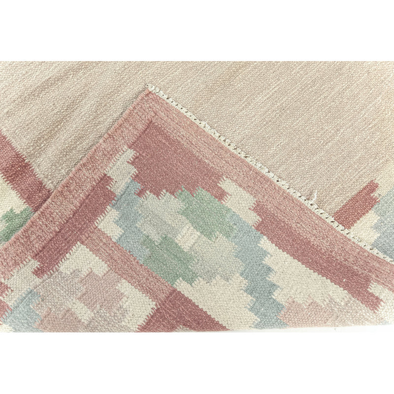 Vintage One-of-a-Kind Rectangle 4'10" X 6'3" Flatweave Area Rug