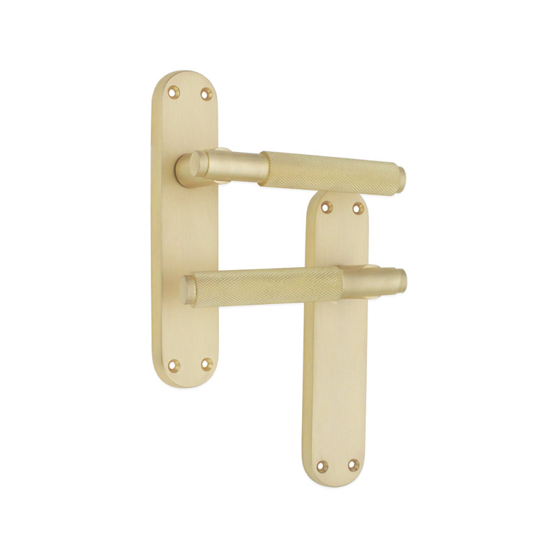 Connaught Knurled Lever on Backplate Latch 