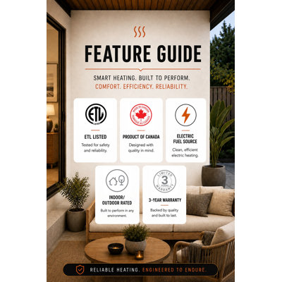 Eurofase Patio Heater Heating Cable