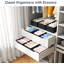 Organisateur de tiroir pour vêtements - Solution de rangement polyvalente pour vêtements de bébé, sous-vêtements, chaussettes, soutiens-gorge, ceintures et cravates - ensemble de 3-1123465308