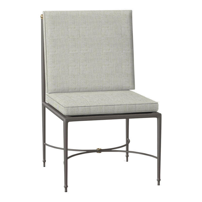 Chaise d'appoint en aluminium Roma, Welt, Fougère Perigold Replay